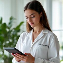 Nutritional Counselor analyzing data